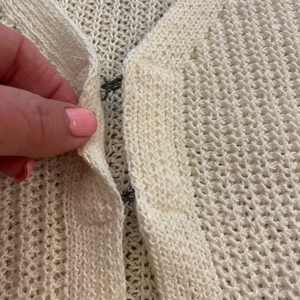Women’s Sleeveless Knit Layered Cardigan Vest New Size small Paper Moon - Picture 8 of 9